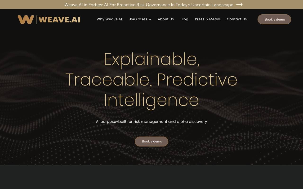 Weave AI interface preview