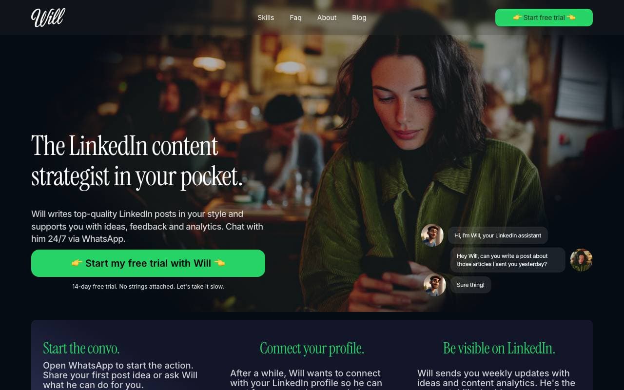Will interface preview
