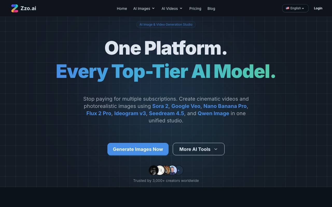 zzo ai interface preview